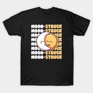 Moon-struck Total Eclipse Pun T-Shirt